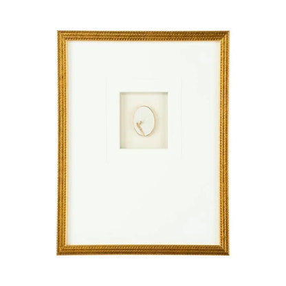 Botanical Relief Gold Leaf Shadow Box Artwork-Framed Wall Art-Chelsea House-Botanical I-Vertical-LOOMLAN