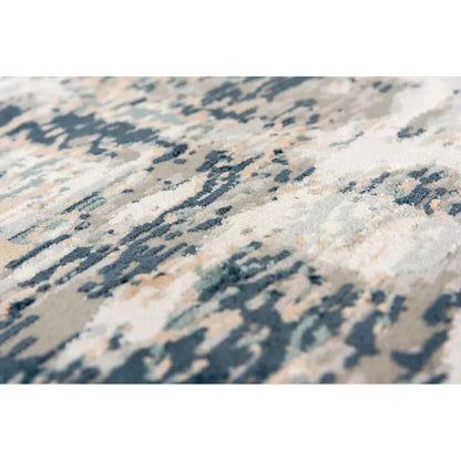 Both Abstract Blue Kitchen Hallway Runner Rug - LOOMLAN - LOOMLAN - Area Rugs