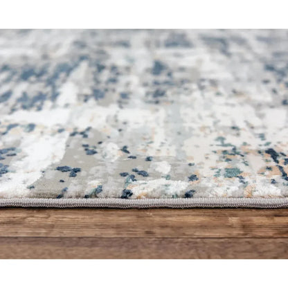 Both Abstract Blue Kitchen Hallway Runner Rug - LOOMLAN - LOOMLAN - Area Rugs