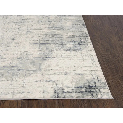 Bouc Abstract Gray Kitchen Hallway Runner Rug - LOOMLAN - LOOMLAN - Area Rugs