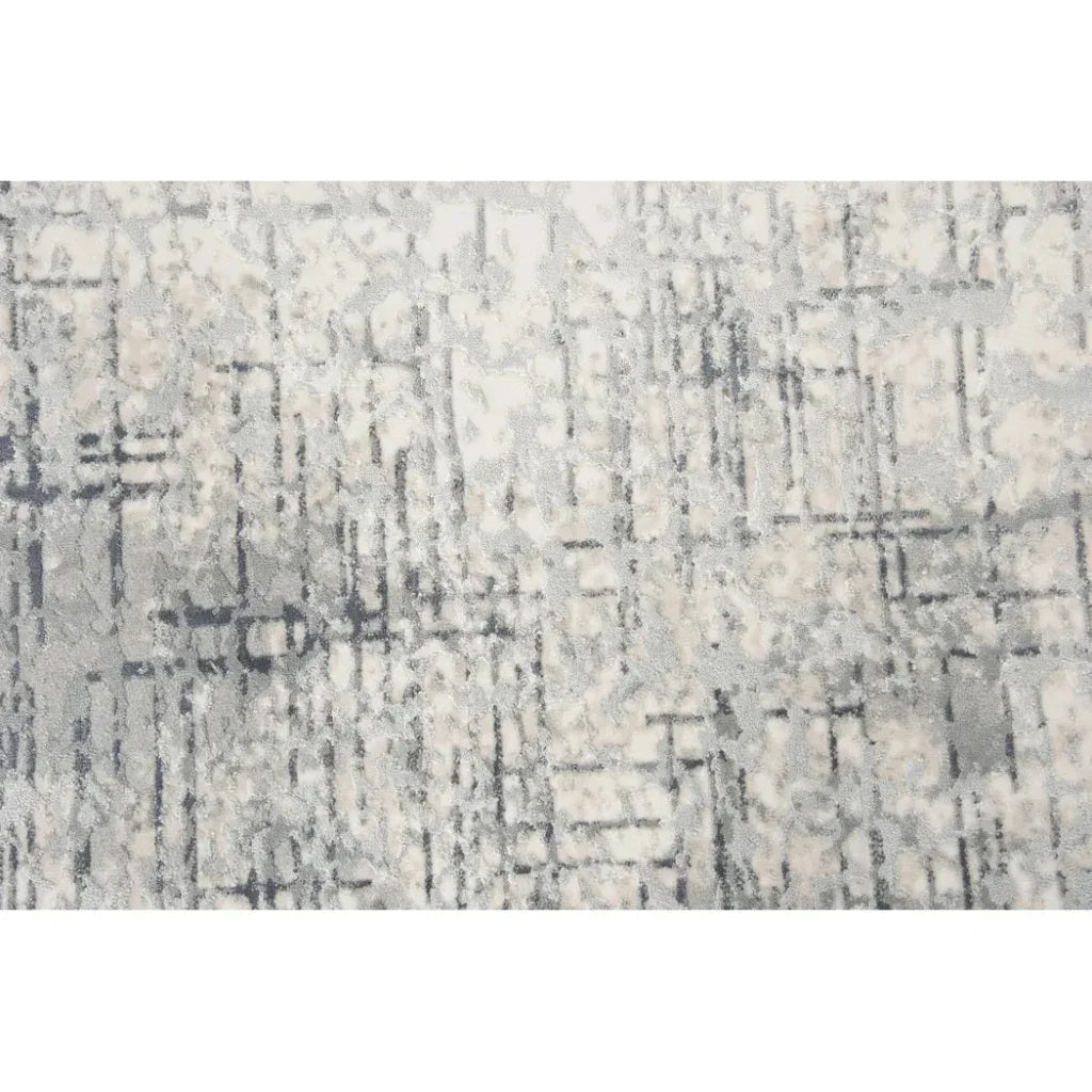 Bouc Abstract Gray Kitchen Hallway Runner Rug - LOOMLAN - LOOMLAN - Area Rugs