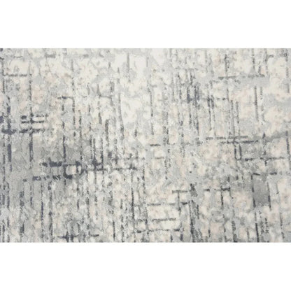 Bouc Abstract Gray Kitchen Hallway Runner Rug - LOOMLAN - LOOMLAN - Area Rugs