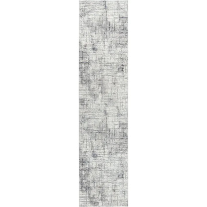 Bouc Abstract Gray Kitchen Hallway Runner Rug - LOOMLAN - LOOMLAN - Area Rugs