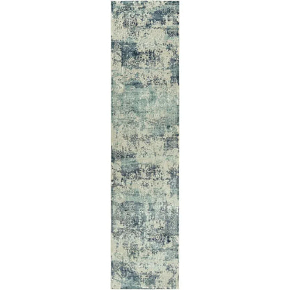 Boul Abstract Blue Kitchen Hallway Runner Rug - LOOMLAN - LOOMLAN - Area Rugs