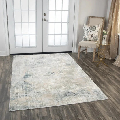 Bove Abstract Blue Kitchen Hallway Runner Rug - LOOMLAN - LOOMLAN - Area Rugs