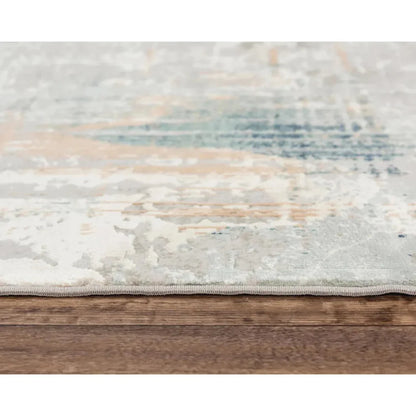 Bove Abstract Blue Kitchen Hallway Runner Rug - LOOMLAN - LOOMLAN - Area Rugs