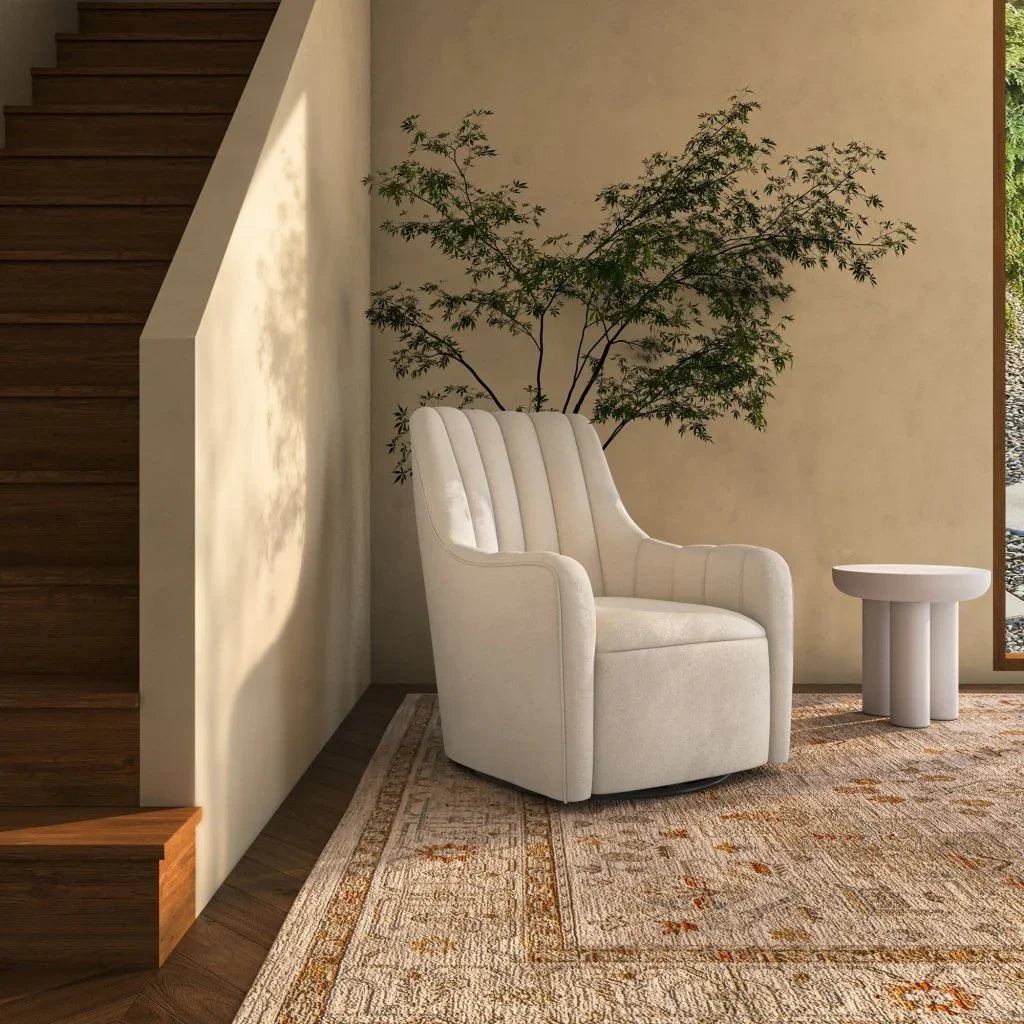 Bowie Plywood Frame Swivel Chair - LOOMLAN - Moe's Home - Club Chairs