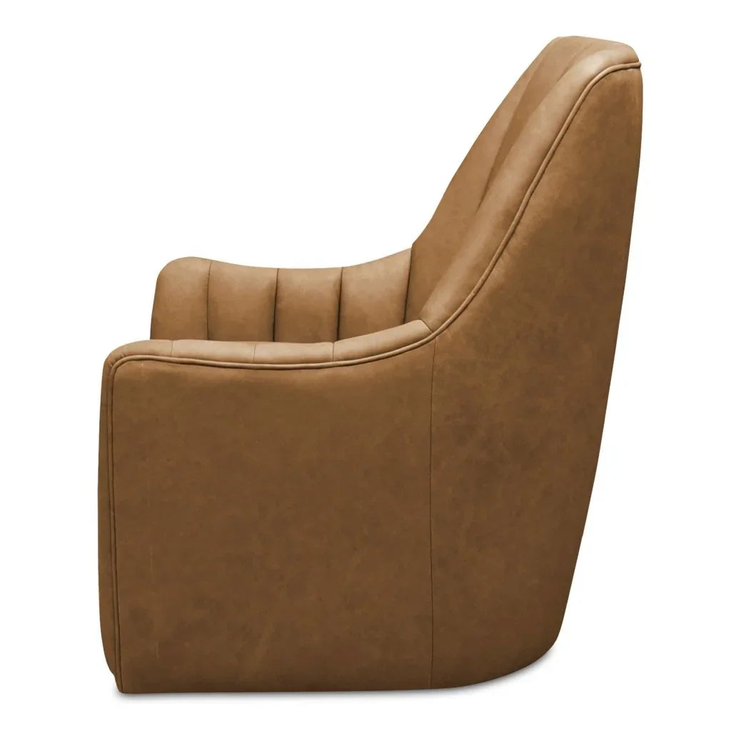 Bowie Plywood Frame Swivel Chair - LOOMLAN - Moe's Home - Club Chairs