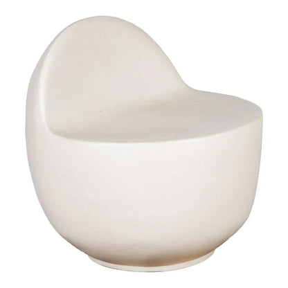 Bowness Ceramic Glazed Patio Armless Stool-Garden Stools-Seasonal Living-LOOMLAN