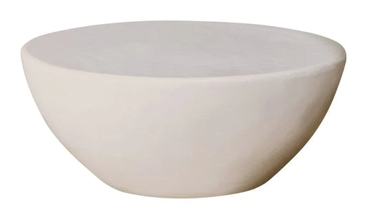 Bowness Ceramic Round Patio Coffee Table-Outdoor Coffee Tables-Seasonal Living-LOOMLAN