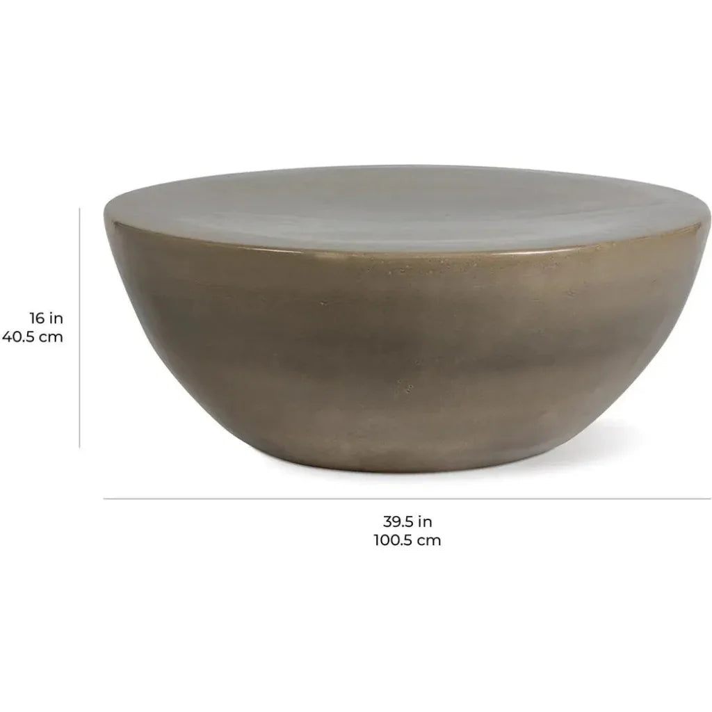 Bowness Charcoal Grey Outdoor Coffee Table-Outdoor Coffee Tables-Seasonal Living-LOOMLAN