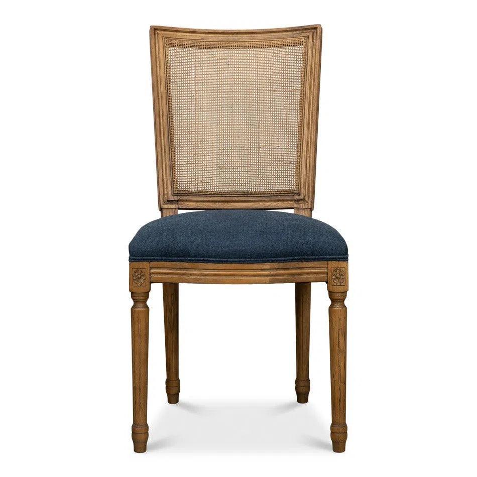 Boyd Blue Dining Chairs Set of 2 - LOOMLAN - Sarreid - Dining Chairs
