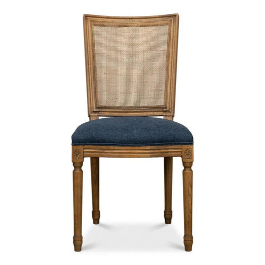 Boyd Blue Dining Chairs Set of 2 - LOOMLAN - Sarreid - Dining Chairs