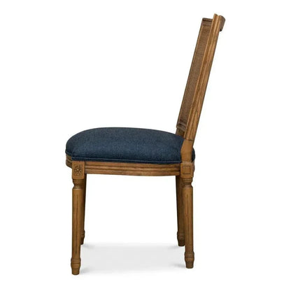 Boyd Blue Dining Chairs Set of 2 - LOOMLAN - Sarreid - Dining Chairs