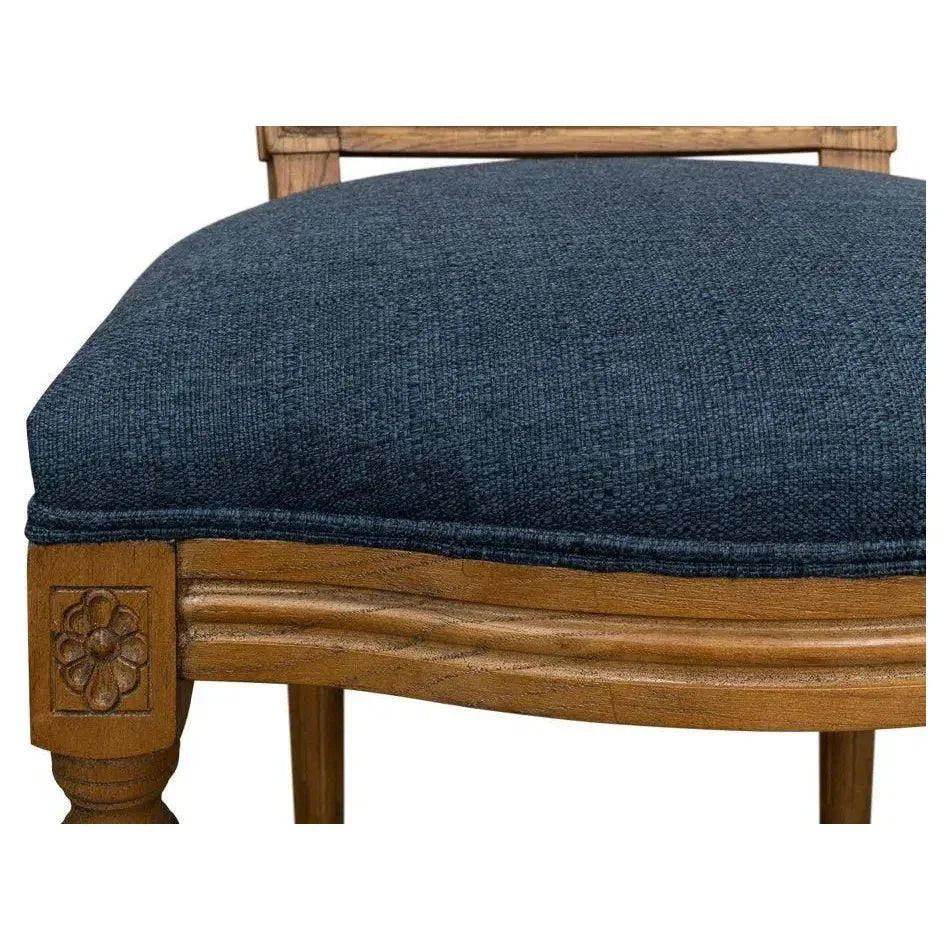 Boyd Blue Dining Chairs Set of 2 - LOOMLAN - Sarreid - Dining Chairs