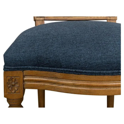 Boyd Blue Dining Chairs Set of 2 - LOOMLAN - Sarreid - Dining Chairs