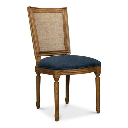 Boyd Blue Dining Chairs Set of 2 - LOOMLAN - Sarreid - Dining Chairs