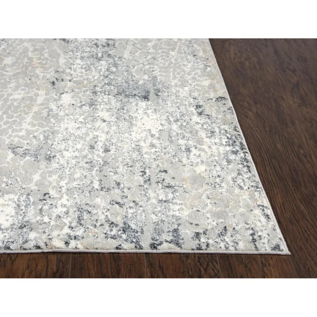 Boyo Abstract Gray Kitchen Hallway Runner Rug - LOOMLAN - LOOMLAN - Area Rugs