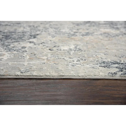 Boyo Abstract Gray Kitchen Hallway Runner Rug - LOOMLAN - LOOMLAN - Area Rugs