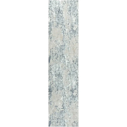Boyo Abstract Gray Kitchen Hallway Runner Rug - LOOMLAN - LOOMLAN - Area Rugs