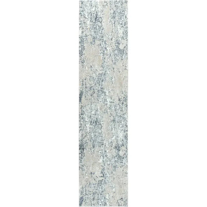 Boyo Abstract Gray Kitchen Hallway Runner Rug - LOOMLAN - LOOMLAN - Area Rugs