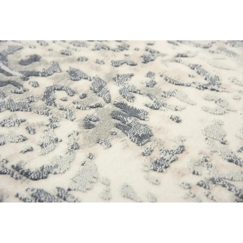 Brac Vine Gray Kitchen Hallway Runner Rug - LOOMLAN - LOOMLAN - Area Rugs