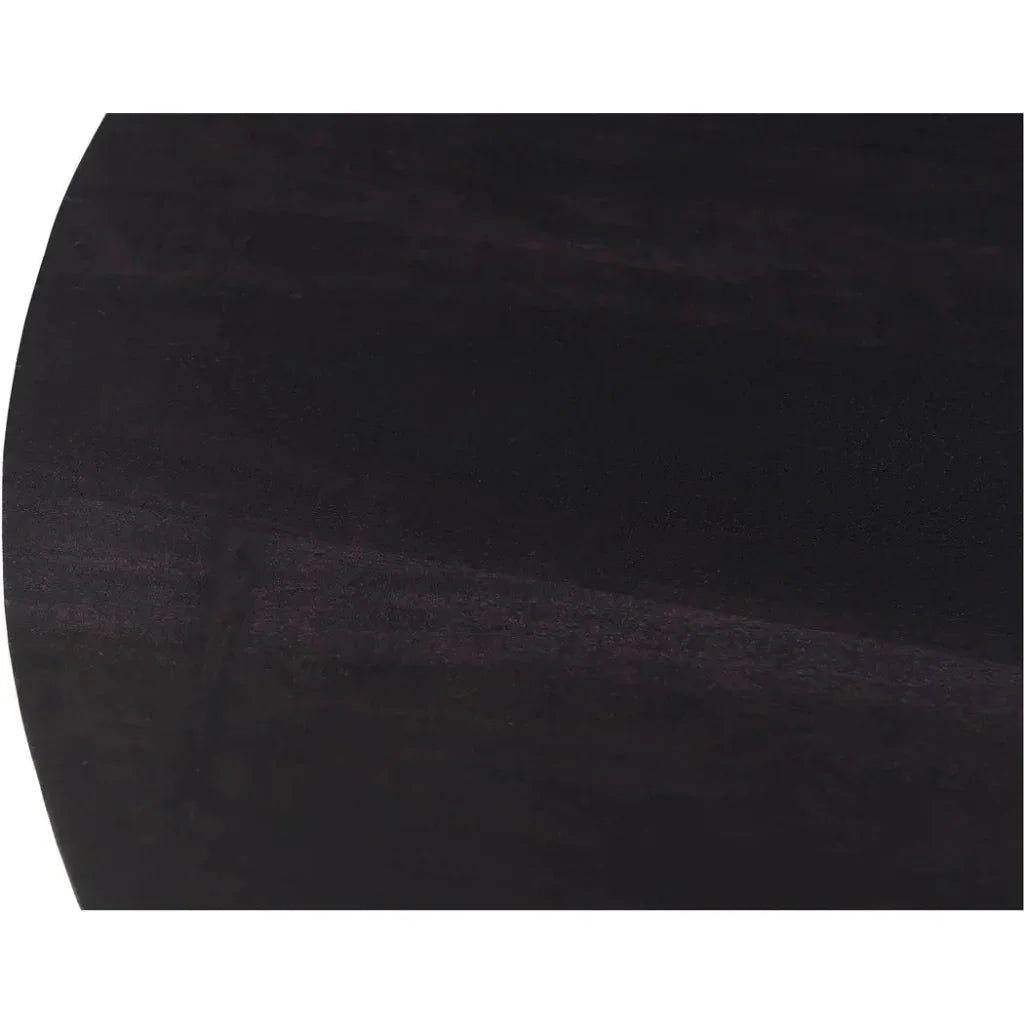 Bradbury Wood Round Coffee Table - LOOMLAN - Moe's Home - Coffee Tables