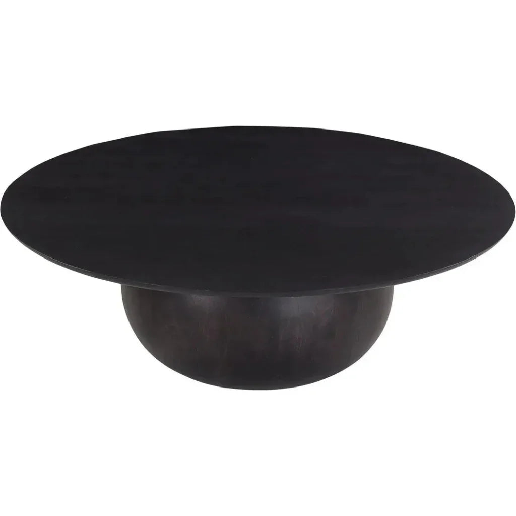 Bradbury Wood Round Coffee Table - LOOMLAN - Moe's Home - Coffee Tables