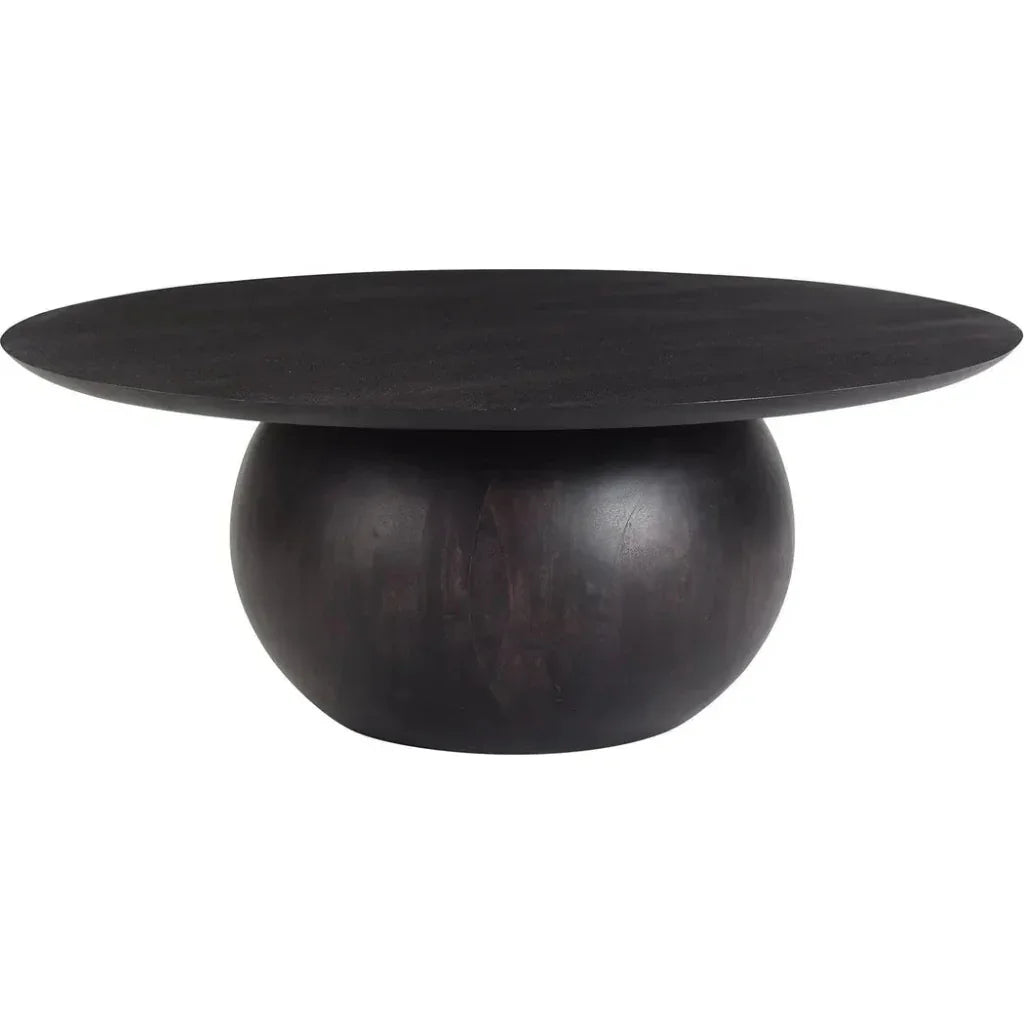 Bradbury Wood Round Coffee Table - LOOMLAN - Moe's Home - Coffee Tables