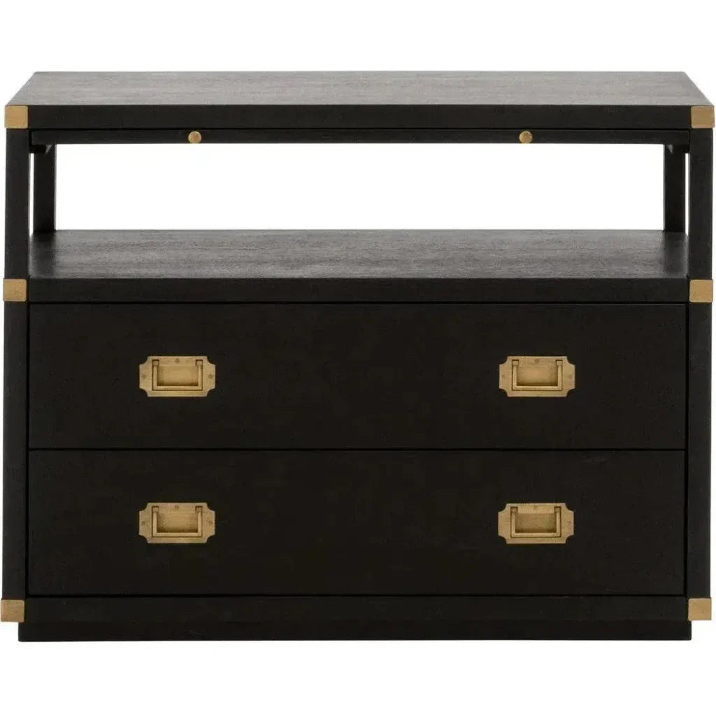 Bradley 2 - Drawer Nightstand Solid Wood - LOOMLAN - Essentials For Living - Nightstands