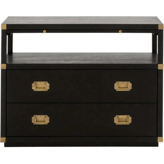 Bradley 2 - Drawer Nightstand Solid Wood - LOOMLAN - Essentials For Living - Nightstands