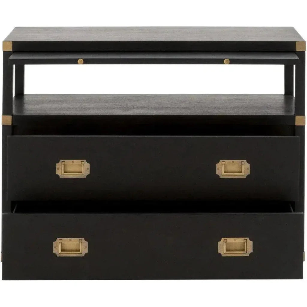 Bradley 2 - Drawer Nightstand Solid Wood - LOOMLAN - Essentials For Living - Nightstands