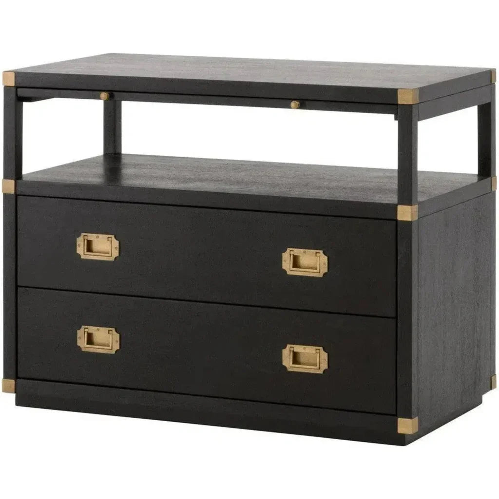 Bradley 2 - Drawer Nightstand Solid Wood - LOOMLAN - Essentials For Living - Nightstands