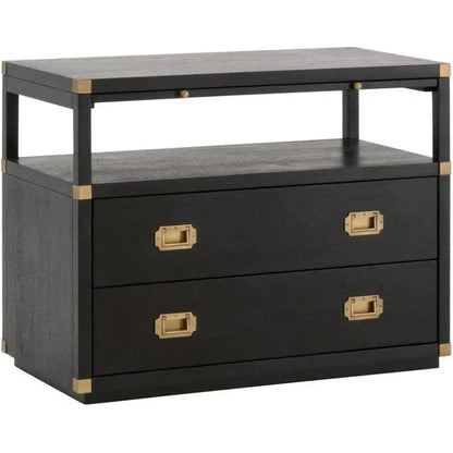 Bradley 2 - Drawer Nightstand Solid Wood - LOOMLAN - Essentials For Living - Nightstands