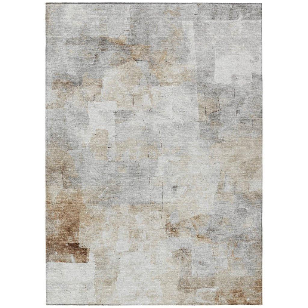 Braeain Ivory Washable Indoor - Outdoor Rug - LOOMLAN - LOOMLAN Rugs - Outdoor Rugs