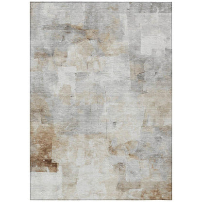 Braeain Ivory Washable Indoor - Outdoor Rug - LOOMLAN - LOOMLAN Rugs - Outdoor Rugs