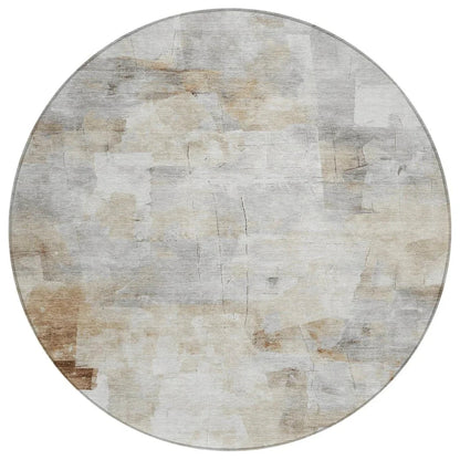 Braeain Ivory Washable Indoor - Outdoor Rug - LOOMLAN - LOOMLAN Rugs - Outdoor Rugs