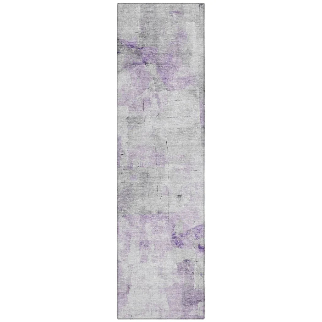 Braeain Purple Washable Indoor - Outdoor Rug - LOOMLAN - LOOMLAN Rugs - Outdoor Rugs