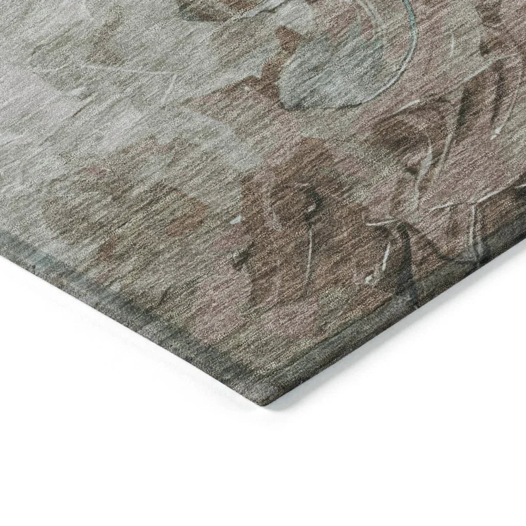 Braearis Blue Washable Indoor - Outdoor Rug - LOOMLAN - LOOMLAN Rugs - Outdoor Rugs