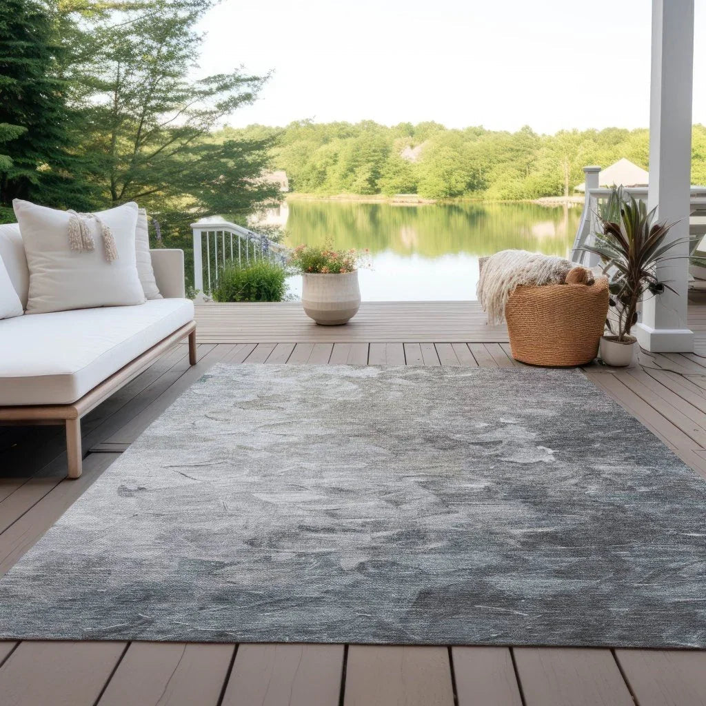 Braearis Brown Washable Indoor - Outdoor Rug - LOOMLAN - LOOMLAN Rugs - Outdoor Rugs