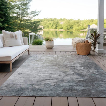 Braearis Brown Washable Indoor - Outdoor Rug - LOOMLAN - LOOMLAN Rugs - Outdoor Rugs