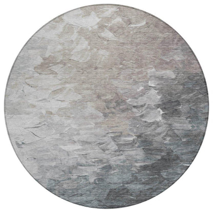 Braearis Brown Washable Indoor - Outdoor Rug - LOOMLAN - LOOMLAN Rugs - Outdoor Rugs