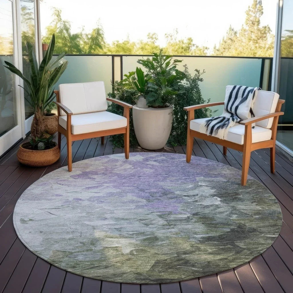 Braearis Lavender Washable Indoor - Outdoor Rug - LOOMLAN - LOOMLAN Rugs - Outdoor Rugs