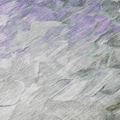 Braearis Lavender Washable Indoor - Outdoor Rug - LOOMLAN - LOOMLAN Rugs - Outdoor Rugs