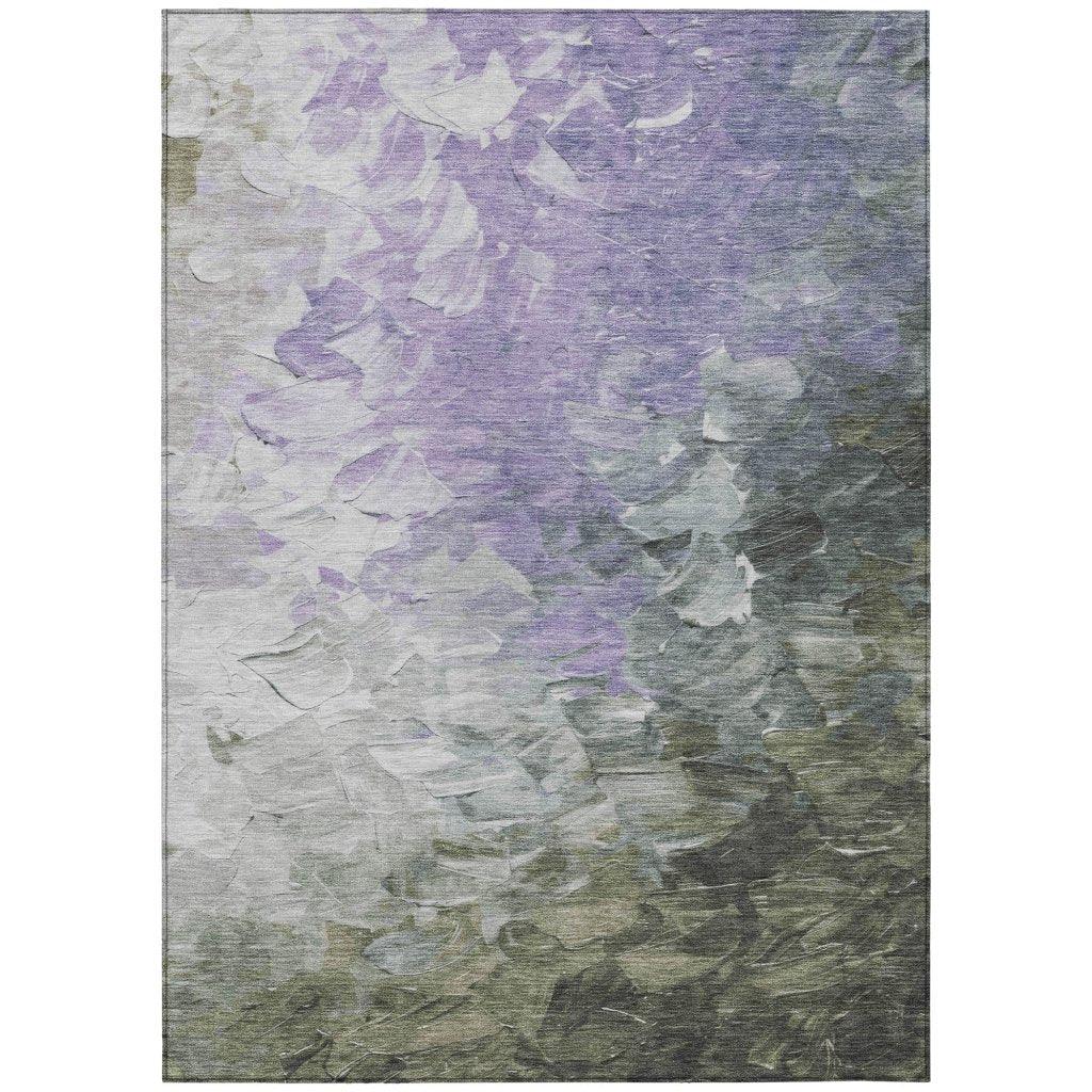 Braearis Lavender Washable Indoor - Outdoor Rug - LOOMLAN - LOOMLAN Rugs - Outdoor Rugs