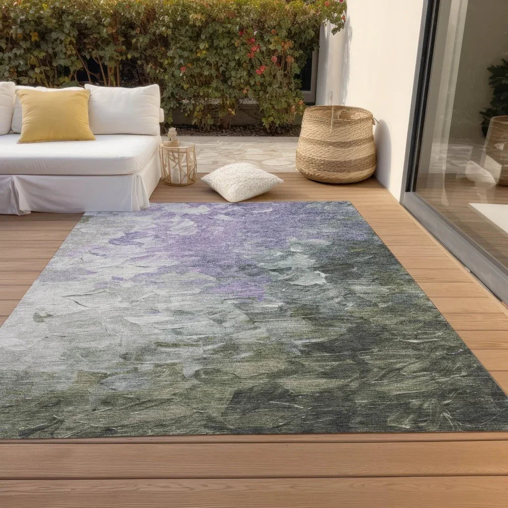 Braearis Lavender Washable Indoor - Outdoor Rug - LOOMLAN - LOOMLAN Rugs - Outdoor Rugs