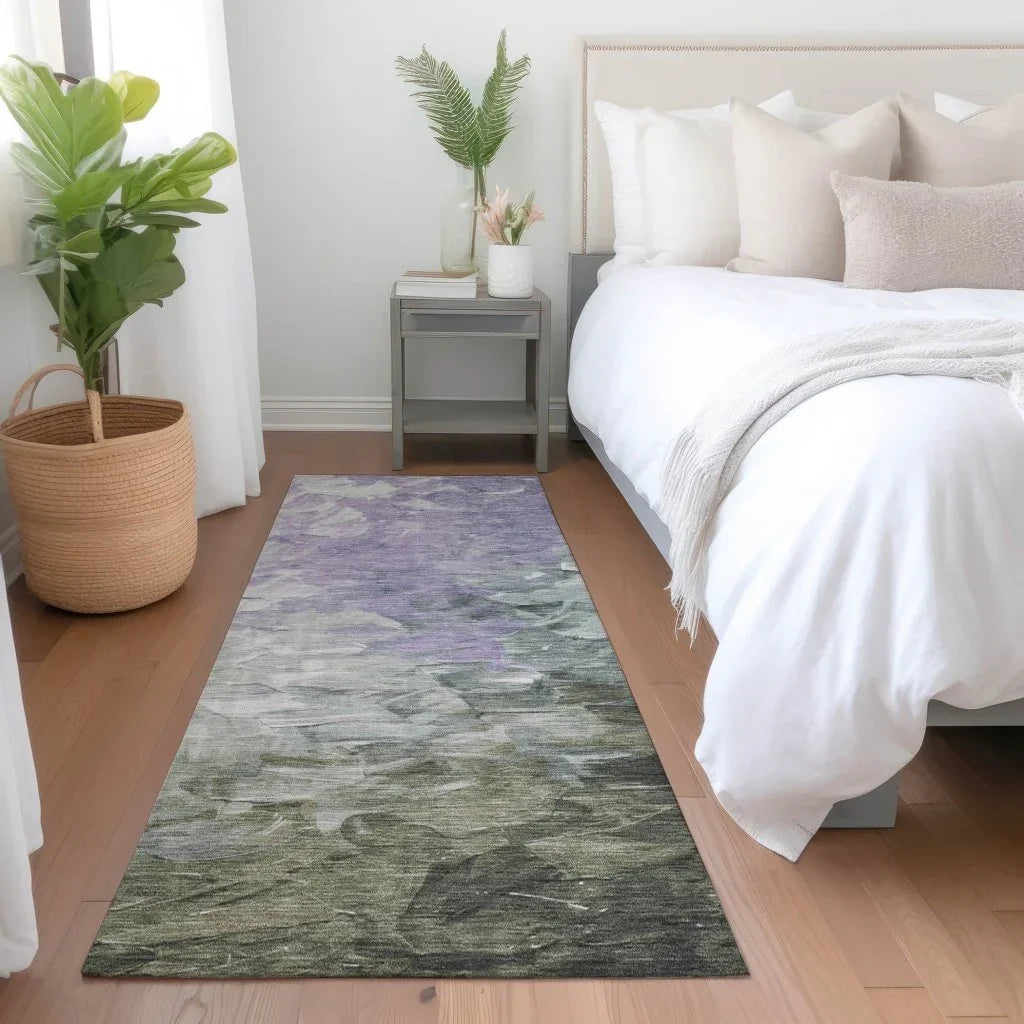 Braearis Lavender Washable Indoor - Outdoor Rug - LOOMLAN - LOOMLAN Rugs - Outdoor Rugs