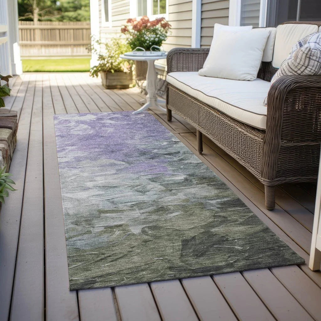Braearis Lavender Washable Indoor - Outdoor Rug - LOOMLAN - LOOMLAN Rugs - Outdoor Rugs