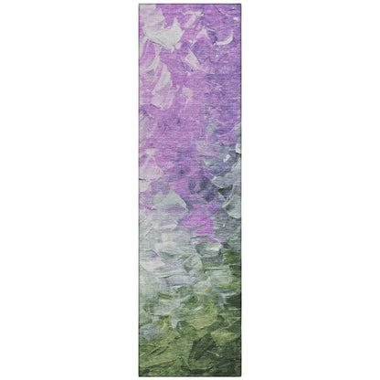 Braearis Purple Washable Indoor - Outdoor Rug - LOOMLAN - LOOMLAN Rugs - Outdoor Rugs