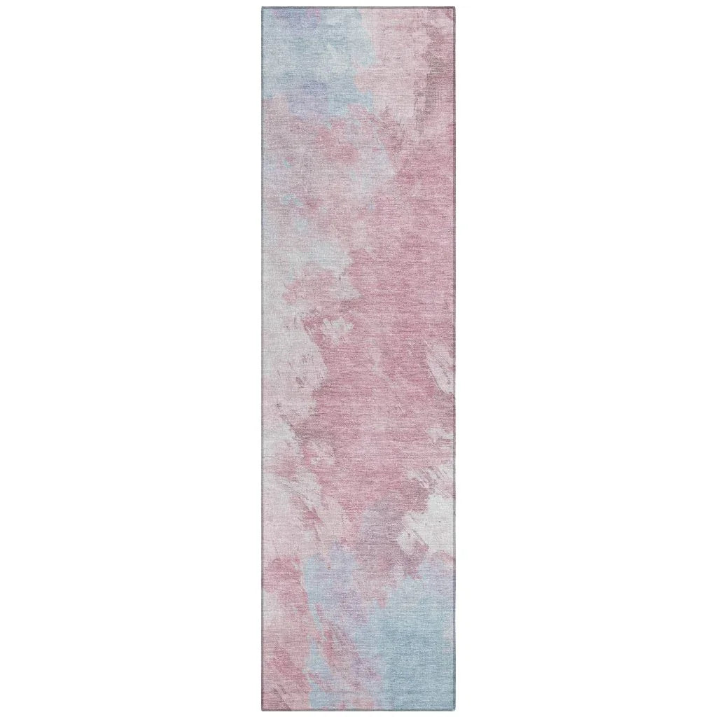 Braeas Pink Washable Indoor - Outdoor Rug - LOOMLAN - LOOMLAN Rugs - Outdoor Rugs